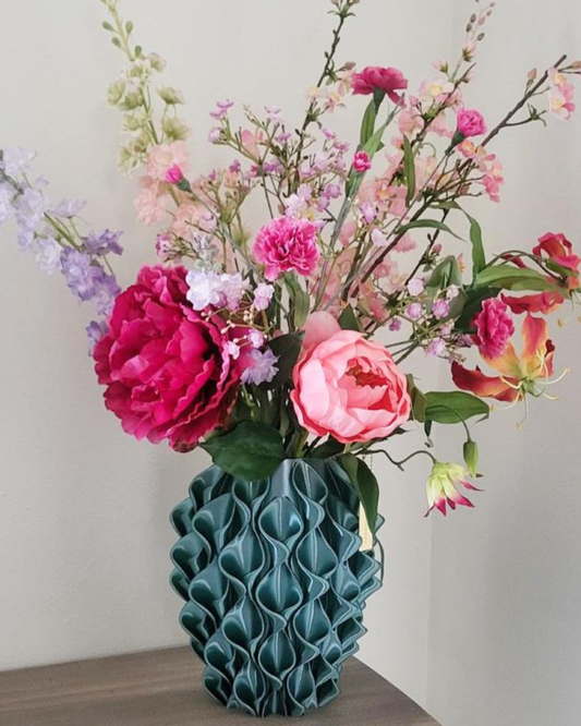 Vaas Lilly – Groen/Chroom