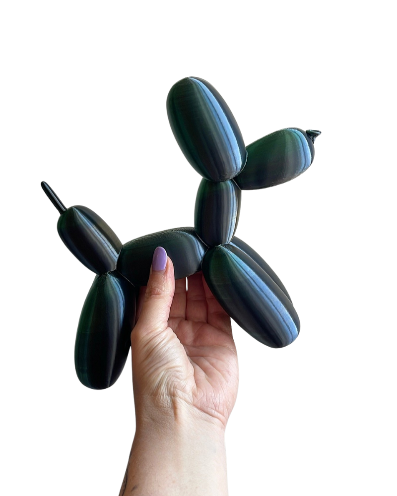 Ballonhondje – Goud/Groen/Zwart