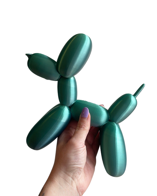 Ballonhondje – Groen/Chroom