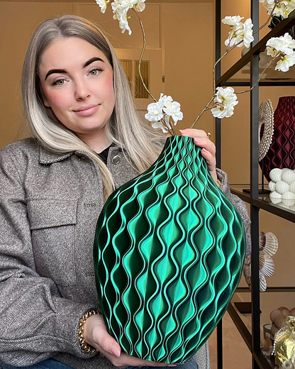 Vaas Donna – Blauw/Groen