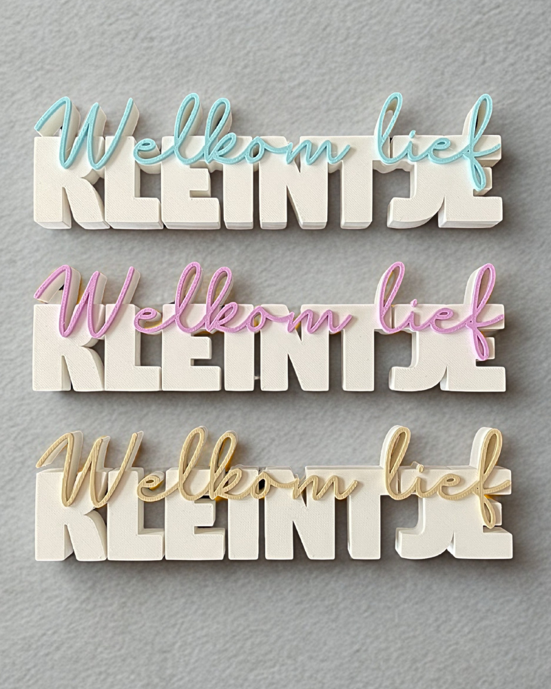 Tekstdecoratie – verkrijgbaar in diverse kleuren