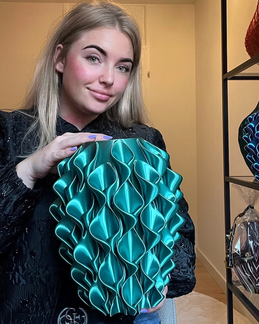 Vaas Lilly – Groen/Chroom