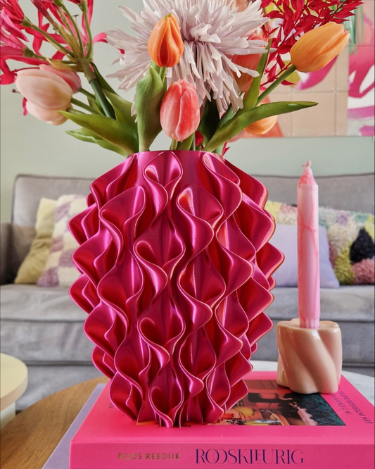 Vaas Lilly – Magenta/Goud